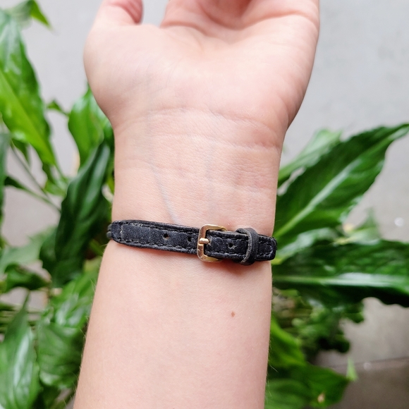 Vintage Ancre 17 Rubis Leather Cord Watch - Picture 8 of 9